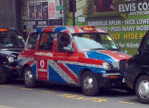 Taxi à Londres